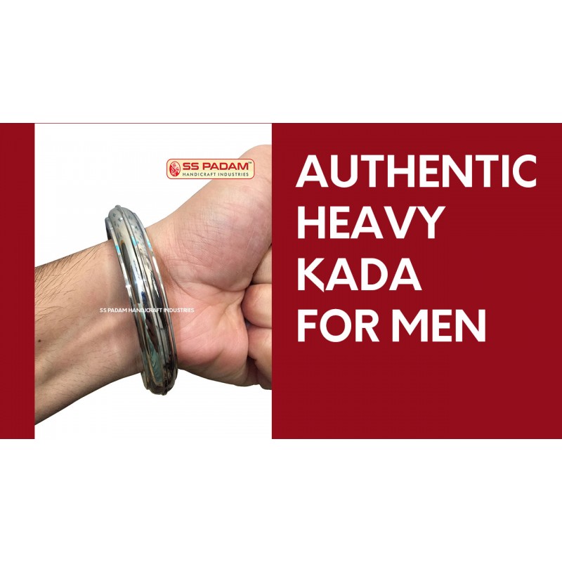 Authentic Heavy Stainless Steel Sikh Kada for Men