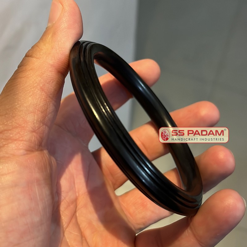 Black Ebony Wood Sharp Design Karungali Kada/Bangle Black Ebony Wood Sharp Design Karungali Kada/Bangle