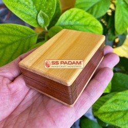 Sheesham Wooden Pen Drive Storage Box